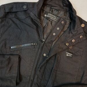 Subrosa BMX Mens XXL Canvas Black Sports Jacket